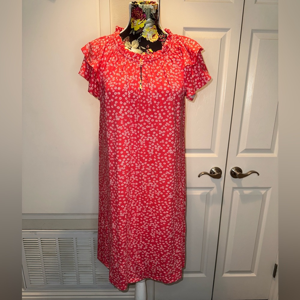 LOFT Spring Floral Midi Dress